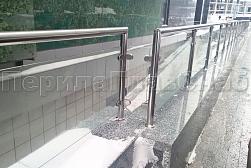 Стеклянные ограждения для улицы в Москве. Готовые проекты ПерилаГлавСнаб - фото 6