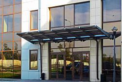 Консольные козырьки и навесы в Москве. Готовые проекты ПерилаГлавСнаб - фото 11