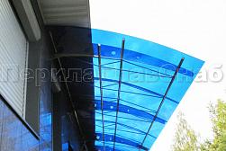 Консольные козырьки и навесы в Москве. Готовые проекты ПерилаГлавСнаб - фото 2