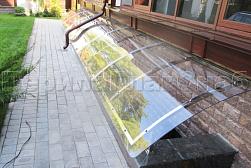 Козырьки и навесы на металлокаркасе в Москве. Готовые проекты ПерилаГлавСнаб - фото 7