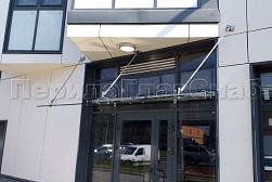 Стеклянные козырьки на вантах в Москве. Готовые проекты ПерилаГлавСнаб - фото 8