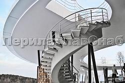 Перила для лестниц из металла в Москве. Готовые проекты ПерилаГлавСнаб - фото 5