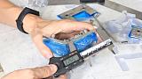 Контроль качества Петля для душевой кабины стекло-стекло 135° 90х55 мм AISI 304 полированная t302-2 PSS - 18
