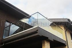 Стеклянные перила для балконов в Москве. Готовые проекты ПерилаГлавСнаб - фото 43