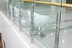 Стеклянные перила для атриумов в Москве. Готовые проекты ПерилаГлавСнаб - фото 17