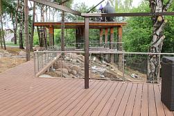 Ограждения из нержавейки со стеклом в Москве. Готовые проекты ПерилаГлавСнаб - фото 25