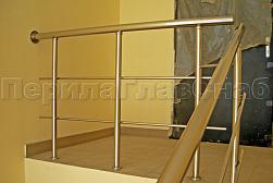 Перила и ограждения из нержавеющей стали с двумя ригелями в Москве. Готовые проекты ПерилаГлавСнаб - фото 8