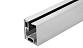 Комплект зажимного профиля для стекла 8-12 мм, неанодированный, L=3000 мм т40-4 AL