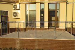 Ограждения и перила без ригелей из нержавеющей стали (без заполнения) в Москве. Готовые проекты ПерилаГлавСнаб - фото 10