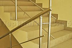 Перила и ограждения из нержавеющей стали с двумя ригелями в Москве. Готовые проекты ПерилаГлавСнаб - фото 10