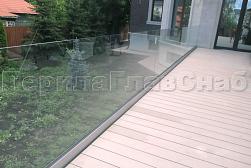 Ограждения для террас в Москве. Готовые проекты ПерилаГлавСнаб - фото 1