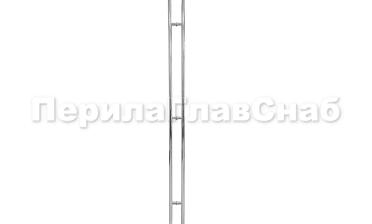 Ручка рейлинг двухсторонняя для стекла 8-12 мм, 32х800х800х2000 мм, полированная t633-2000 PSS купить в Москве