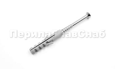 Потайной винт под шестигранник 10х120 мм в комплекте с дюбелем д.12 k601-19-120 купить в Москве
