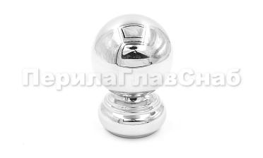 Наконечник шар на стойку Ø38.1 мм, штампованный, полированный, 400 Grit, AISI 201 k070-2 купить в Москве