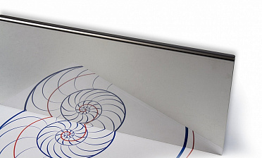 Накладка на профиль 601 (тыльная/лицевая), AISI 304 полированная k601-10  купить в Москве Накладка на профиль 601 (тыльная/лицевая), AISI 304 полированная k601-10  купить в Москве